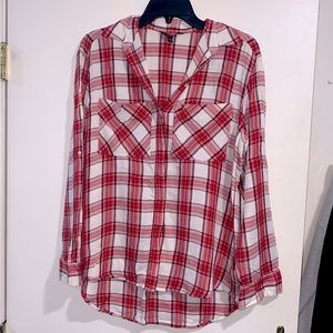 Express Plaid Button Down